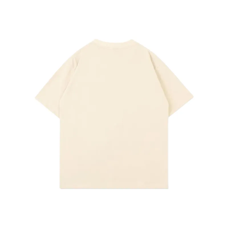 Mu Xiao Xin T Shirt Women's Apricot Blue Car T Shirt-0