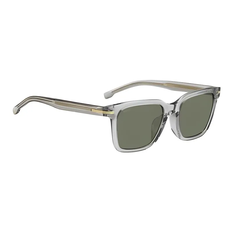 HUGO BOSS Plastic Irregular Shape Sunglasses Men's Gray-2