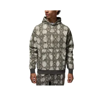 JORDAN Sport Hoop Fleece Men's Dri FIT Printed Pullover Hoodie
