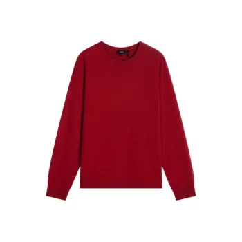 THEORY New Year Sweaters Men Star Red N99