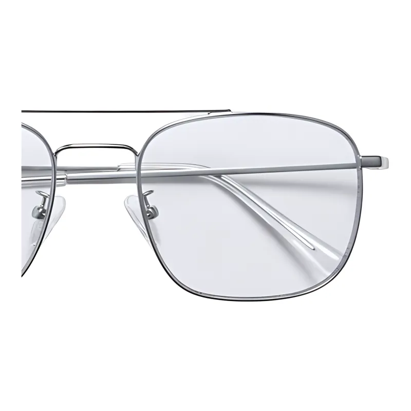 UNIQLO Aviator Sunglasses Unisex Silver-1