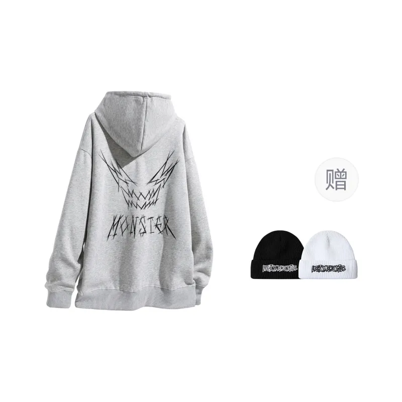 LIGHTNING MONSTER Sweatshirt Unisex Comes With Hats & Caps-12