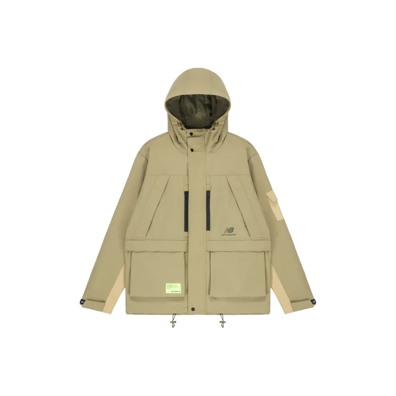 New Balance Jackets Men Khaki-0