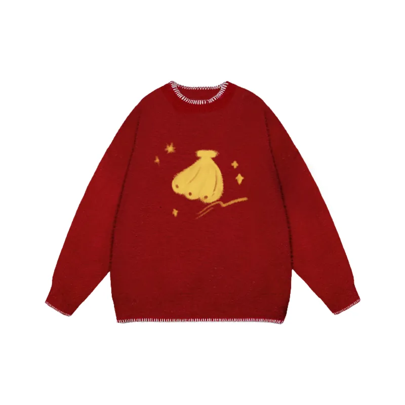 NOMT Sweaters Unisex Red-0