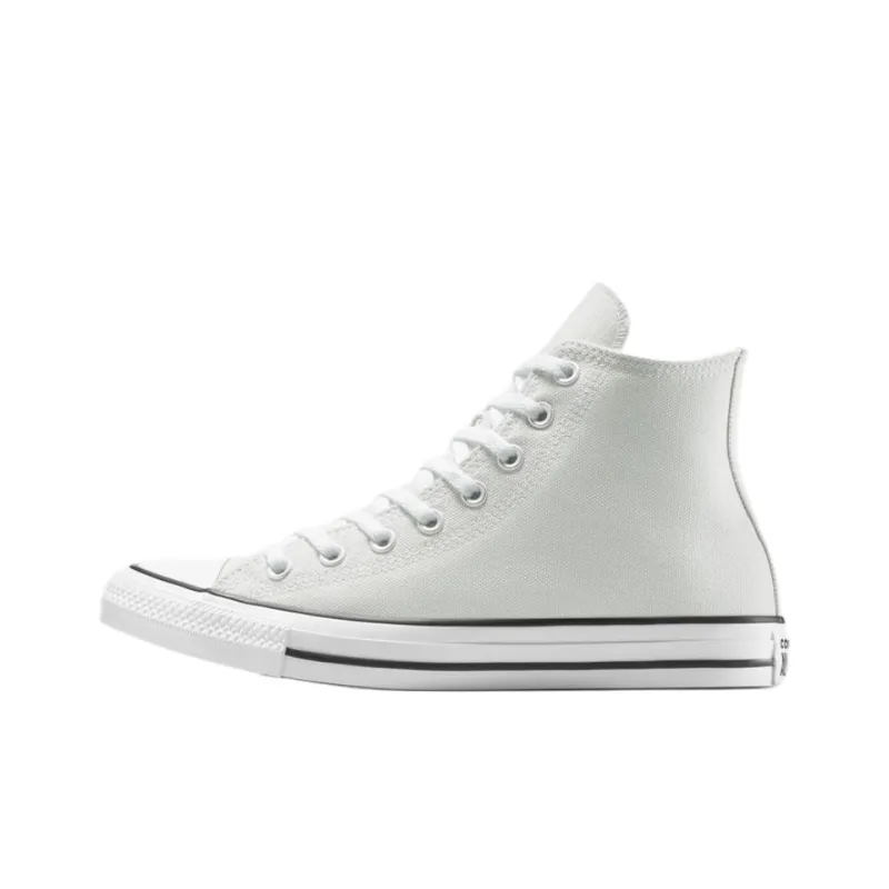 Converse All Star Anti Slip Wear Resistant High Top Canvas Shoes Unisex Gray-0