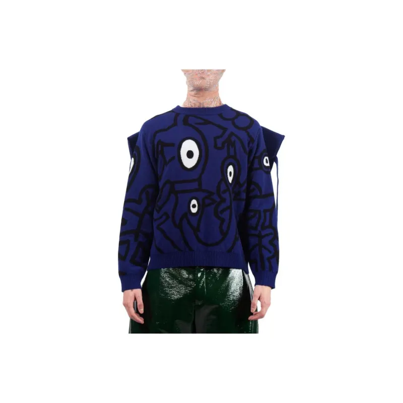 WALTER VAN BEIRENDONCK Sweater Men's Blue-0