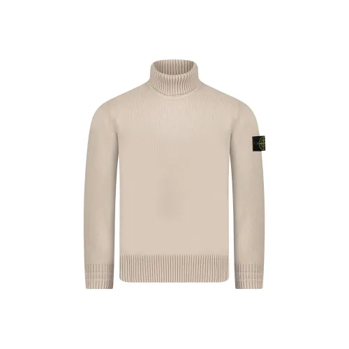 STONE ISLAND Logo Patch Roll Neck Jumper