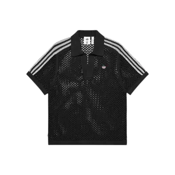 Adidas X Edison Chen Crochet Polo Shirt 
