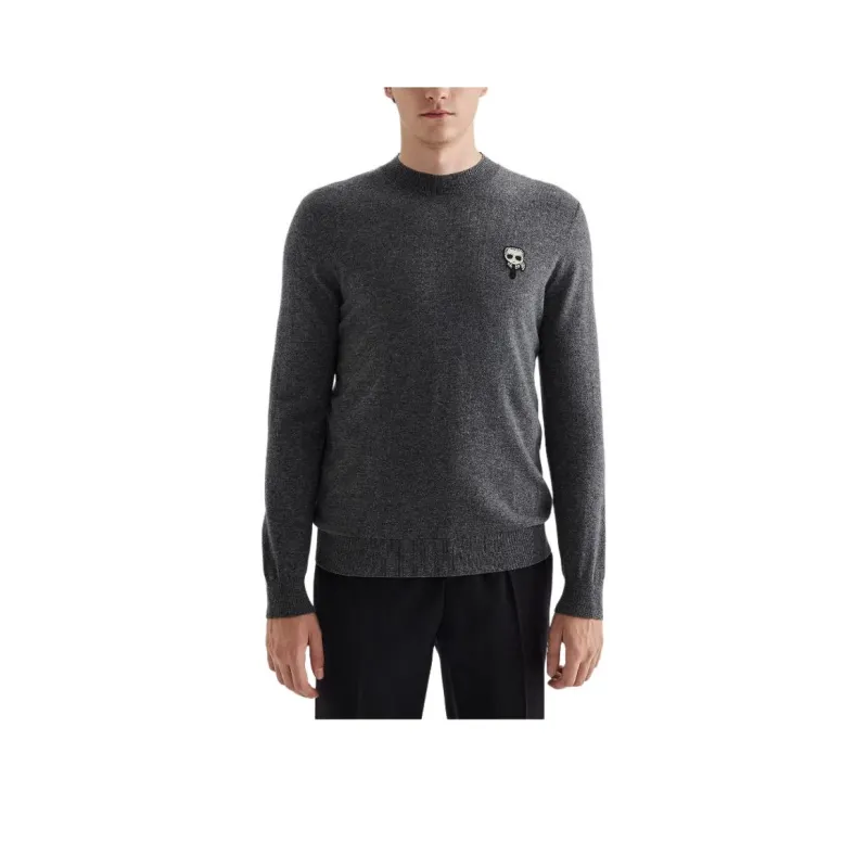 KARL LAGERFELD FW24 Sweater Men's Dark Gray-0