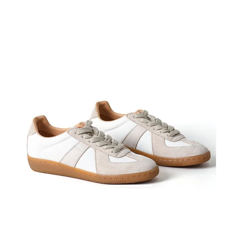 VCA Abrasion Resistant, Breathable, Moisture Wicking, Lightweight Low Top Skateboard Shoes Women's Milk Tea-2