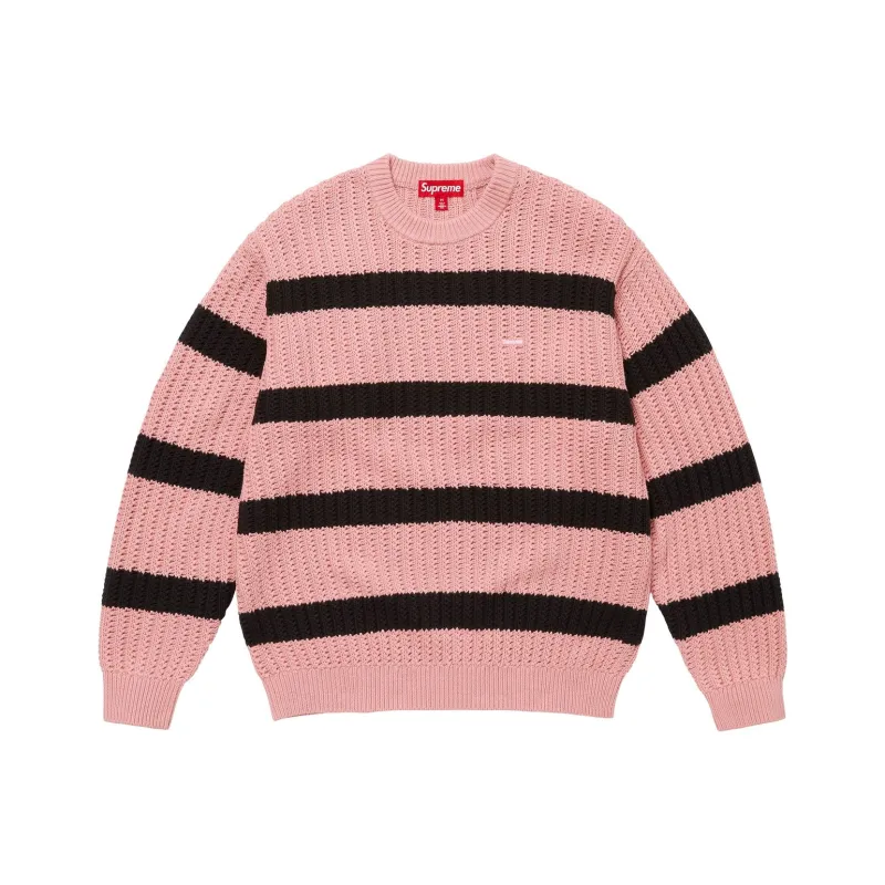 Supreme Loose Gauge Stripe Small Box Sweater-3