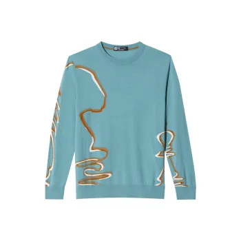 ANDREW MACKENZIE FW23 Sweater Men's Purple