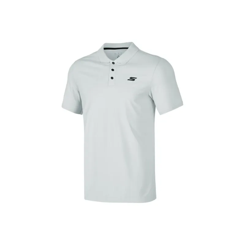 Skechers Polo Shirt Men's Light Gray-0