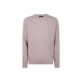 EMPORIO ARMANI Drop Shoulder 3D Knitted Jumper