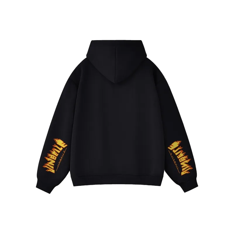 JINBEILE Sweatshirt Unisex Hundred Flowers Gray-9