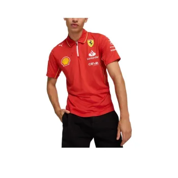 PUMA Camiseta Polo Para Hombre Del Equipo Scuderia Ferrari Pro