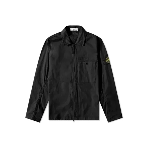 STONE ISLAND Jackets Coats Men's Black