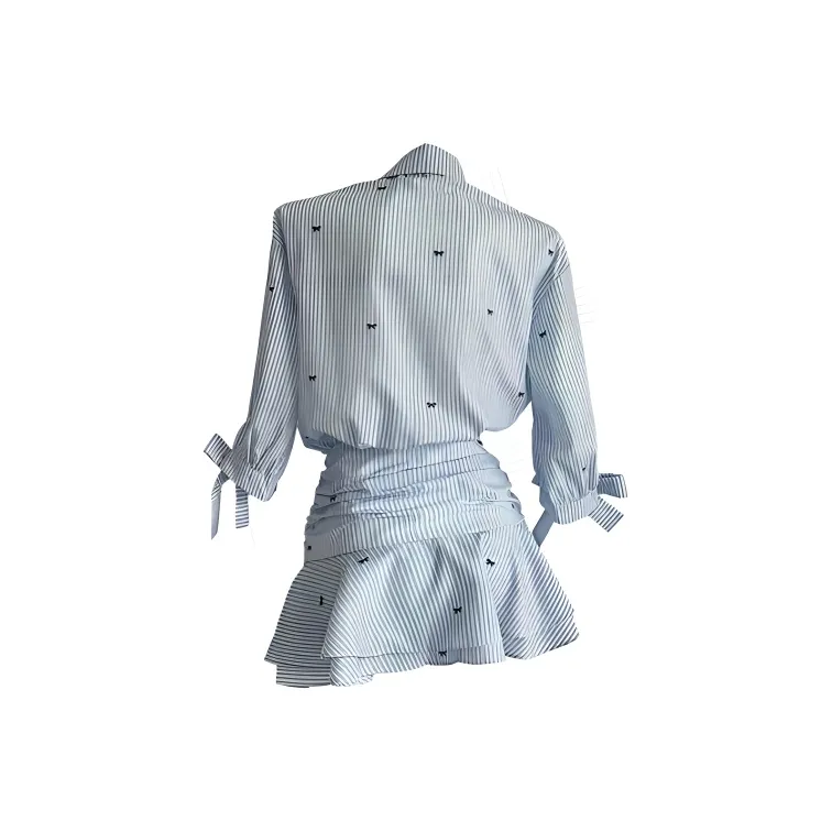 DOSOHEB Long Sleeved Dress Women's-1