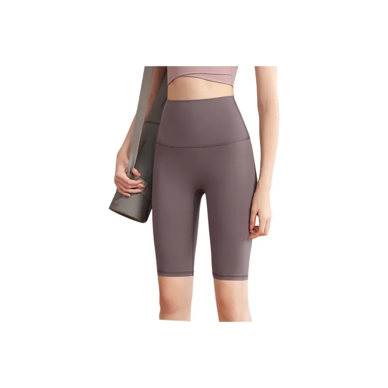 GUAILILUOLI Yoga Shorts Women's-0