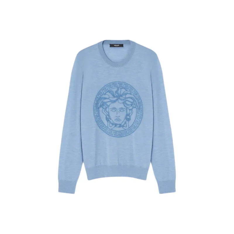 VERSACE Medusa embroidered Sweater-0