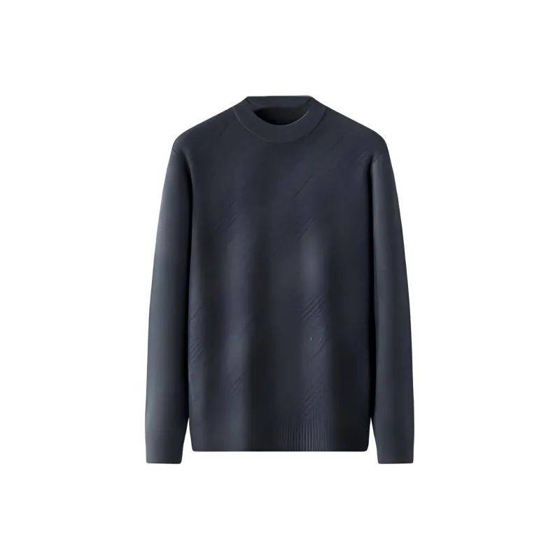 Red Bean Dad Style Thick Sweater Men's-2