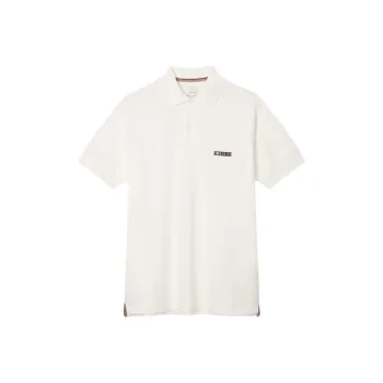 Paul Smith Stripe Trim Embroidered Polo Shirt