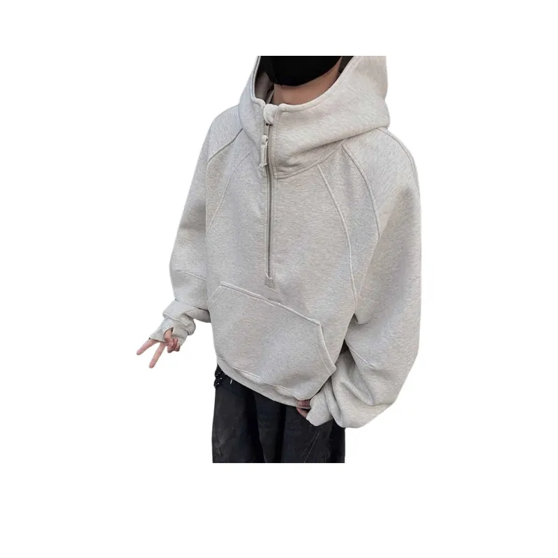 DAND Sweatshirt Unisex White Heather Gray-0