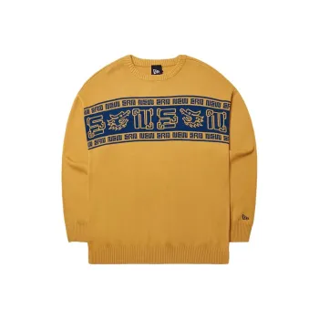 New Era SS24 Sweater Unisex Yellow