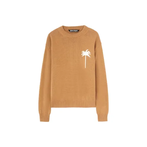 PALM ANGELS Palm Tree Intarsia Crewneck Knitted Jumper