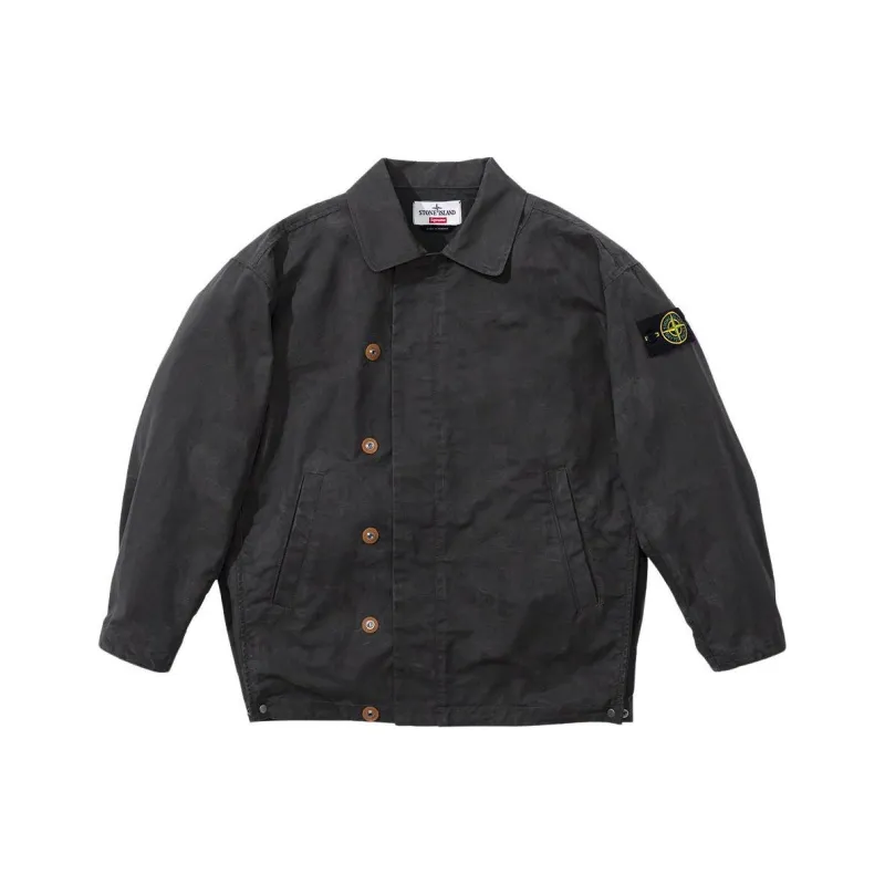 Supreme Stone Island Reactive Ice Camo Ripstop Jacket-0