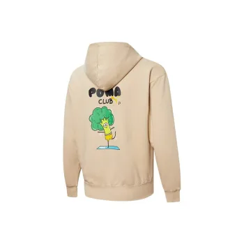 PUMA Club Graphic Jackets Men Khaki