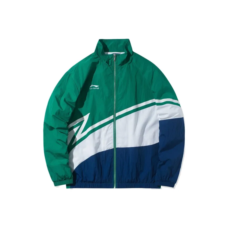 LiNing Sports Fashion Collection Jacket Fall Unisex Green-0