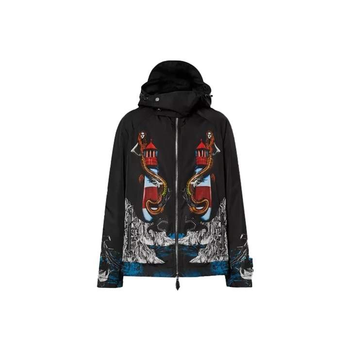 Burberry Jackets Coats Men's Black-0