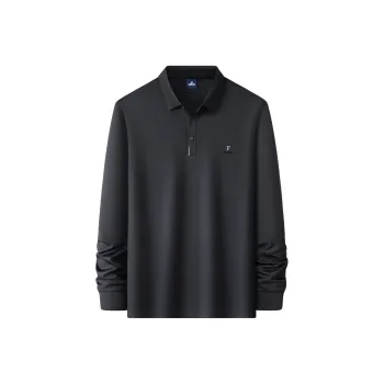FORTEI Polo Shirts Men Black