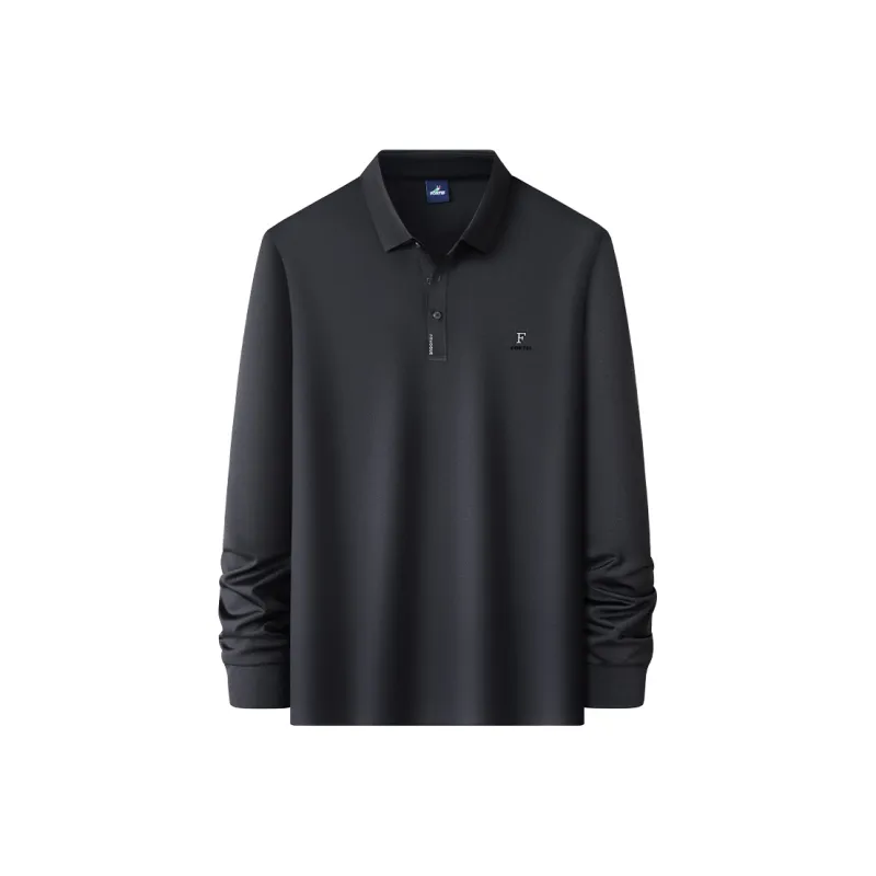 FORTEI Polo Shirts Men Black-0