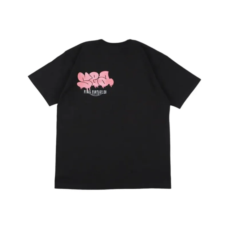 WIND AND SEA x FINAL FANTASY XIV SS25 T Shirt Unisex Black-1