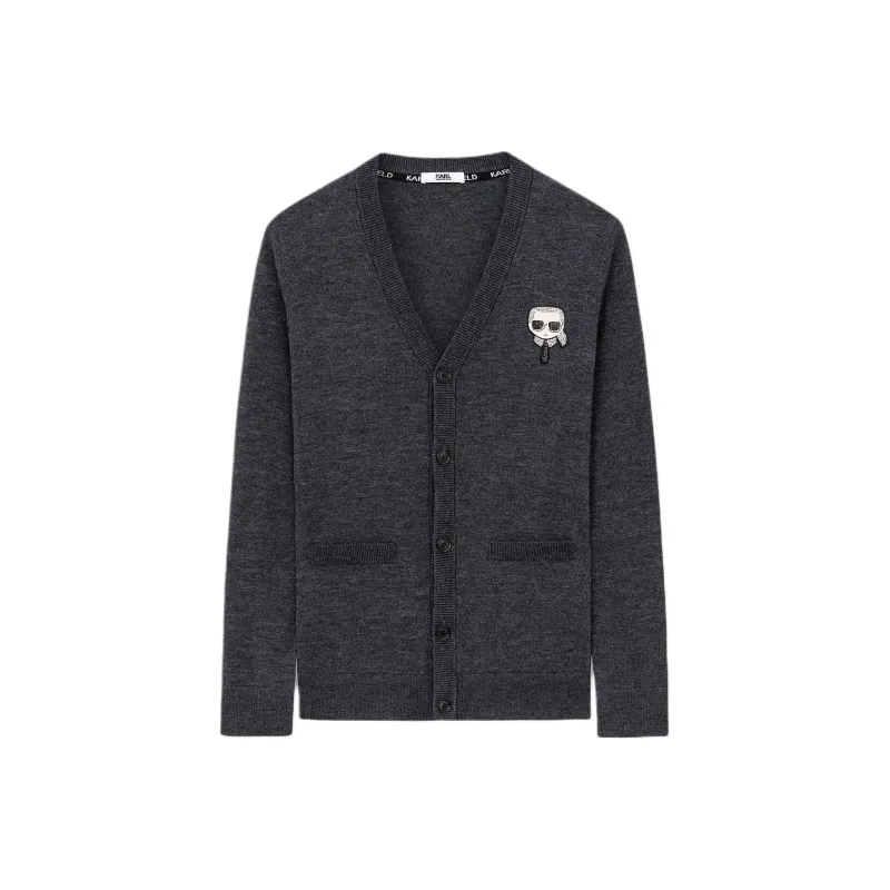 KARL LAGERFELD FW23 Knitwear Men's Medium Gray-0