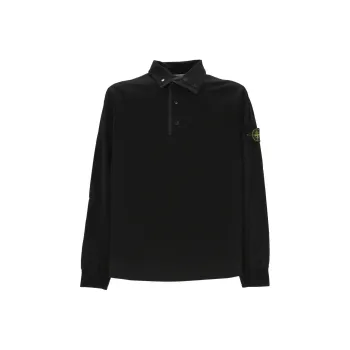 STONE ISLAND Long Sleeved Polo Shirt