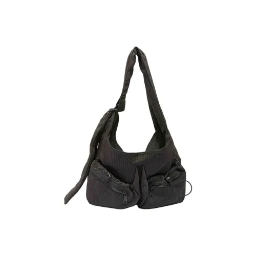 Three Blessings Fabric Crossbody Bag, Shoulder Bag Medium Size Women's Multicolor