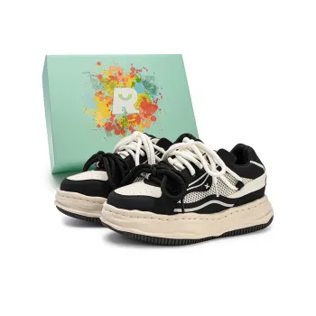 RELAXURSELF Slip Resistant, Abrasion Resistant, Breathable Low Top Skateboard Shoes Unisex