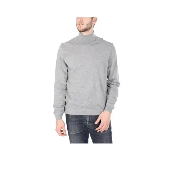 HUGO BOSS Sweater Men's Light Gray