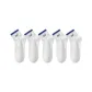 [5 Pack, Embroidery Boneless 100% cotton]5 Pack White