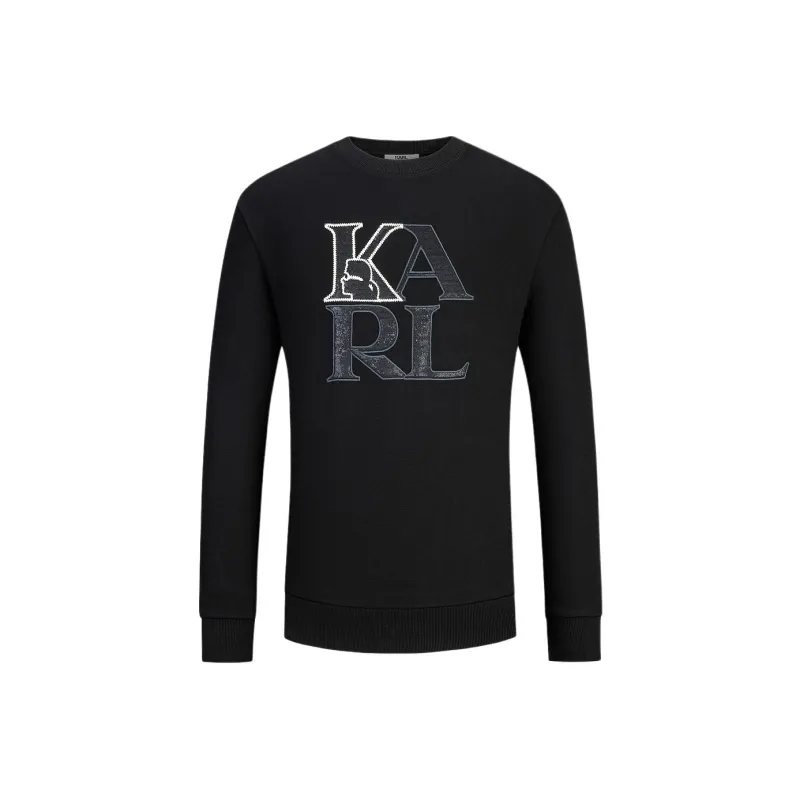 KARL LAGERFELD FW24 Sweatshirt Men's Black-0