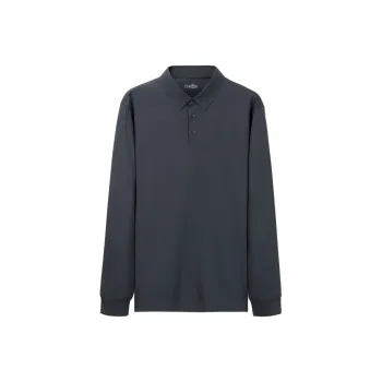 GOLDLION FW24 Polo Shirt For Fall And Winter Men's Dark Gray