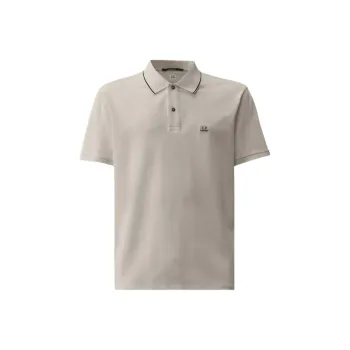C.P.Company Logo patch Piqué Polo Shirt