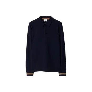 Burberry Polo Shirt Men's Marine Blue
