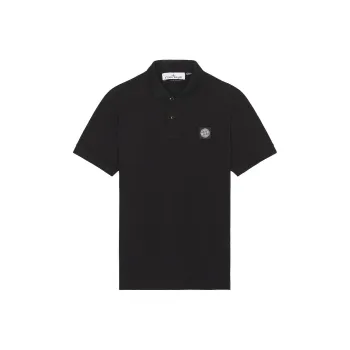 STONE ISLAND Polo Shirt Men's Black