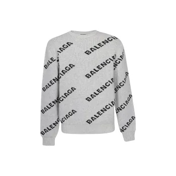 Balenciaga FW23 Sweater Regular Fit Men's Gray