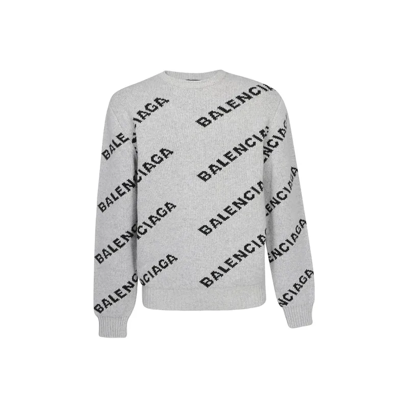 Balenciaga FW23 Sweater Regular Fit Men's Gray-0