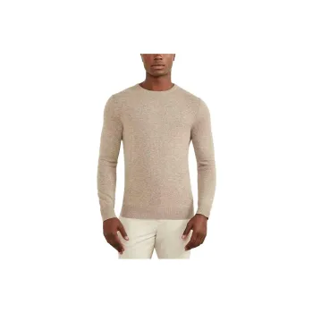 GUESS Cashmere-Blend Crewneck Sweater Sweater Men's Pottery Heather